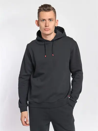 Темно-синее худи